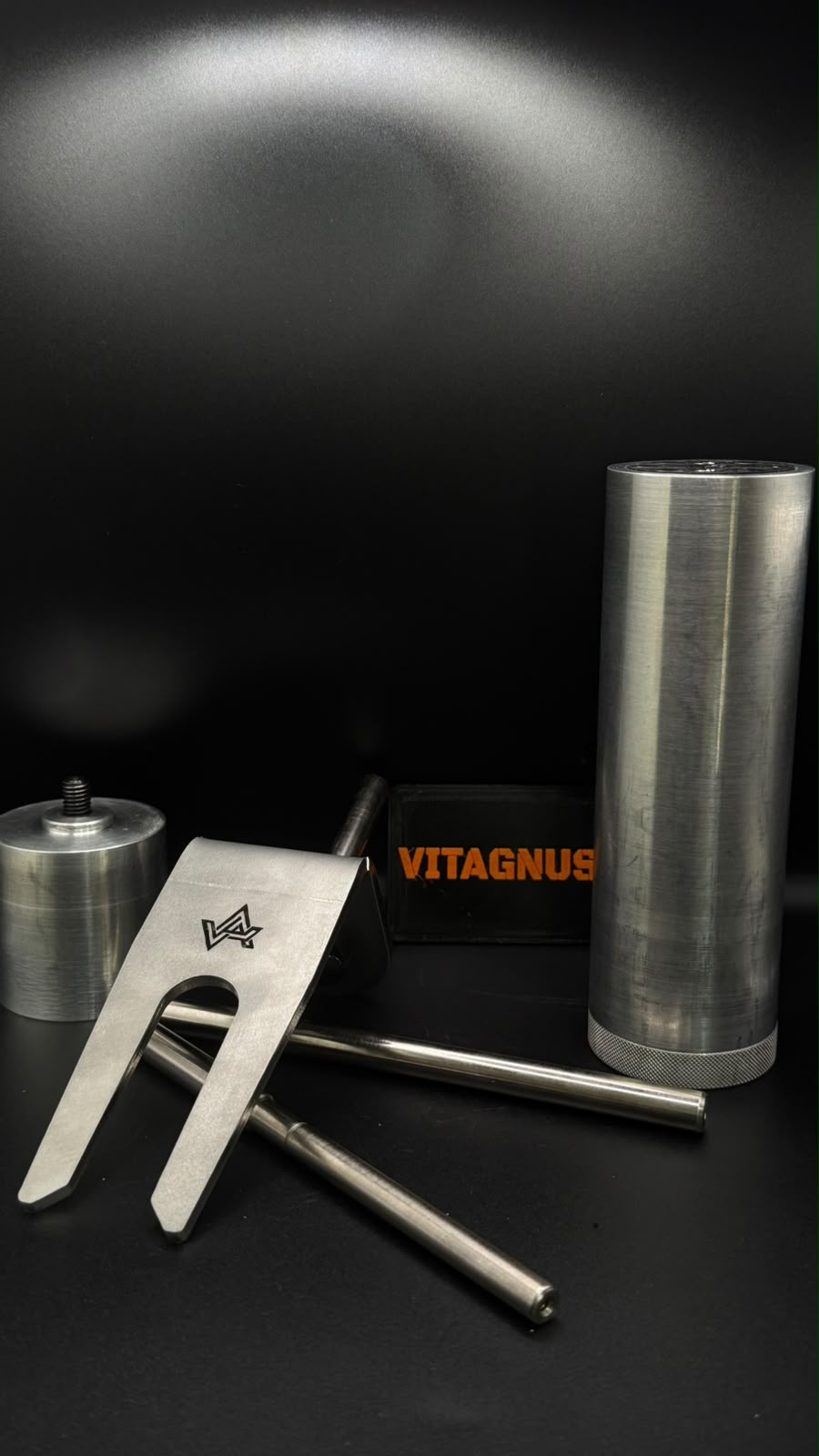 Vitagnus AgnusPin · Weight Stack Extender · Aluminium Complete Kit