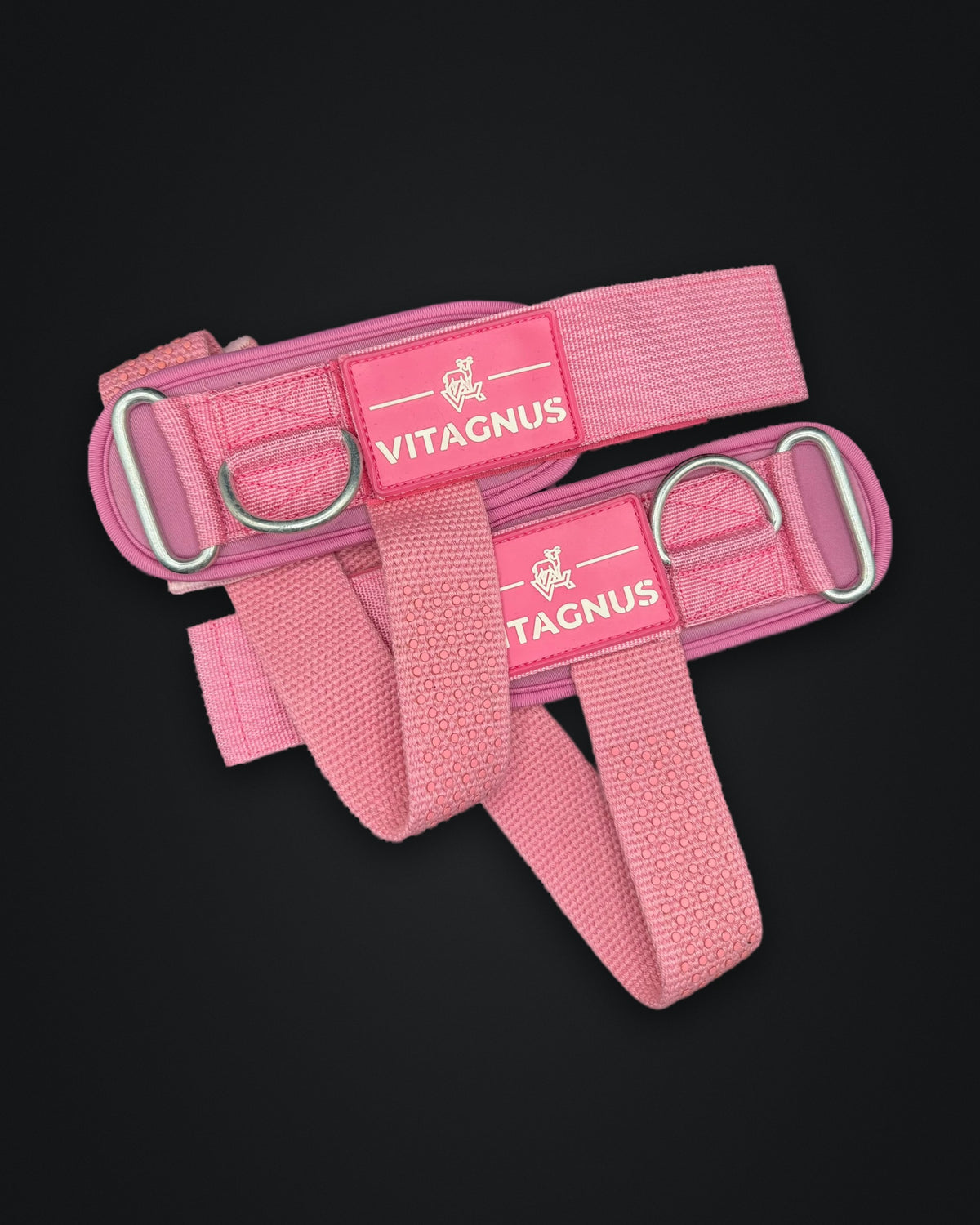 Vitagnus Duo rosa – straps com cuff vistos de cima