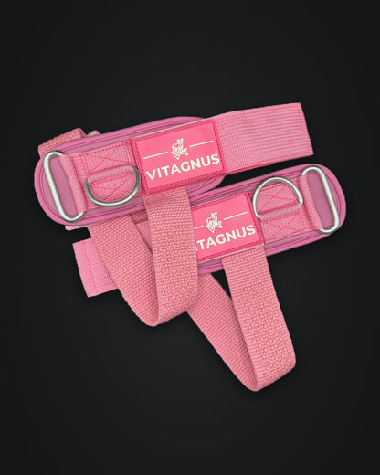 Vitagnus Duo rosa – straps com cuff vistos de cima